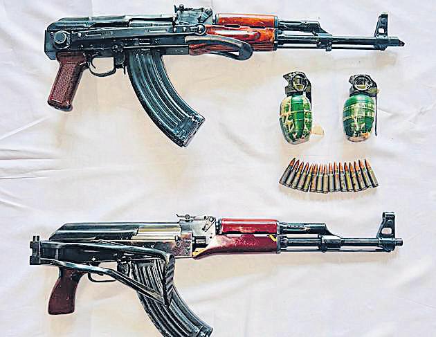 Terror plot foiled, 2 AK-47s, hand grenades recovered