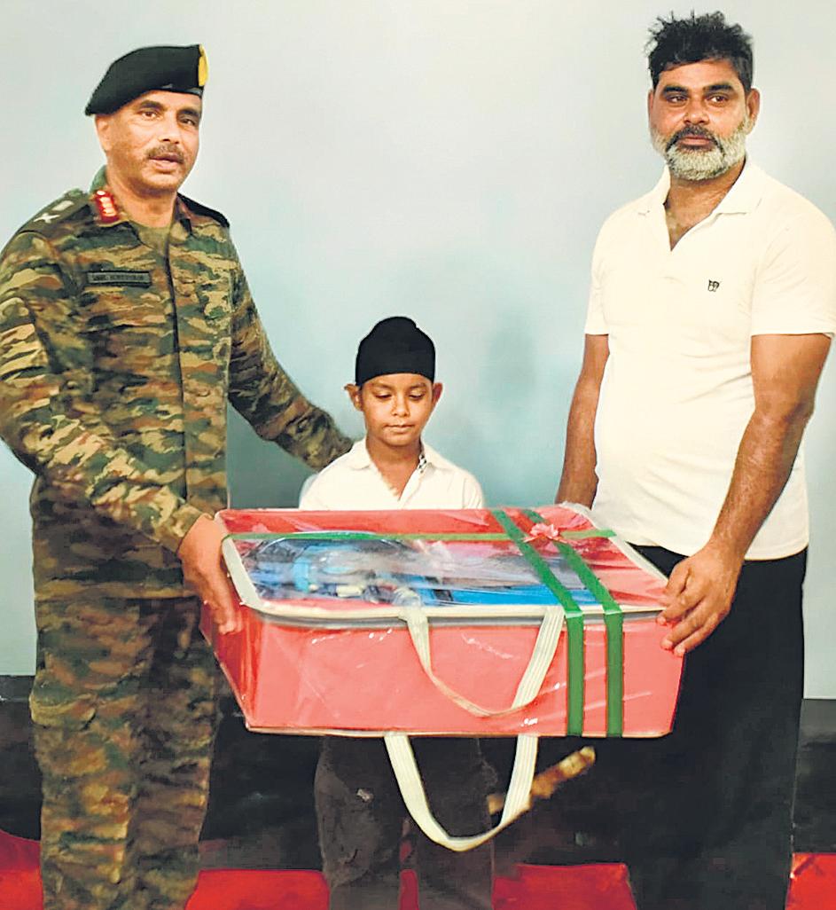 Op Sindoor: Army to fund education of Ferozepur’s little hero Shravan