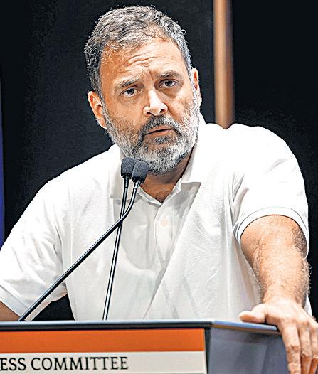 Rahul alleges 'attack' on democracy, BJP hits out