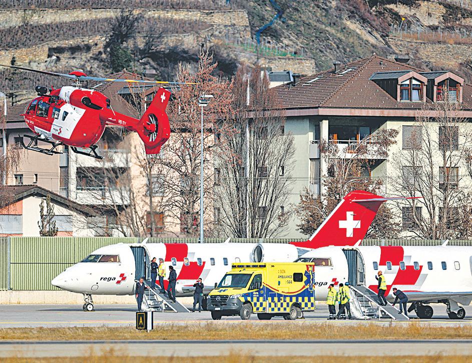 { FIRE AT SWITZERLAND SKI RESORT BAR } REVELLERS DESCRIBE HORROR AND PANIC How a New Year's party in the Swiss Alps became an inferno that took 40 lives