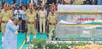 Former CM SM Krishna laid to rest with full state honours