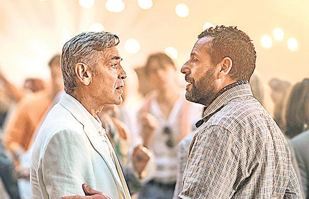 Clooney and Sandler shine in this glossy but hollow drama