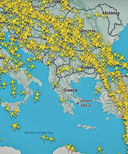 Greek flights grounded after radio systems fail