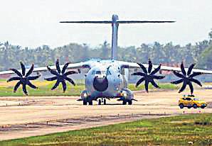 UK F-35B jet towed to Kerala airport hangar