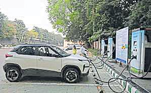 Vacant govt land in U-P. to be used for EV charging infra