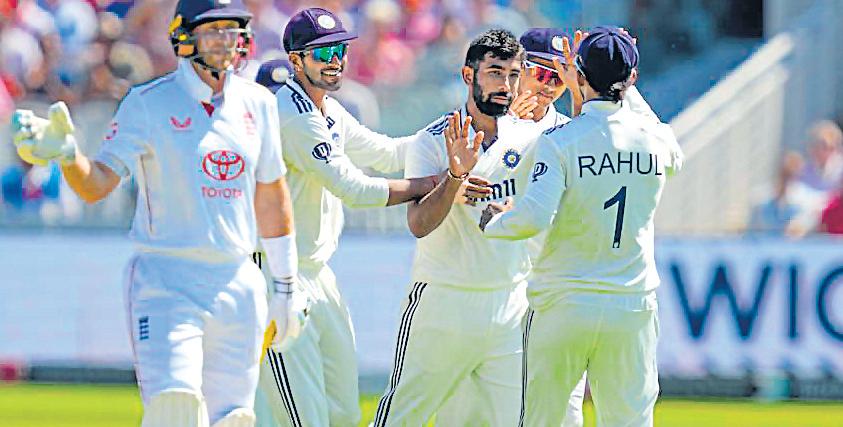 Bumrah’s five help India bowl out England for 387