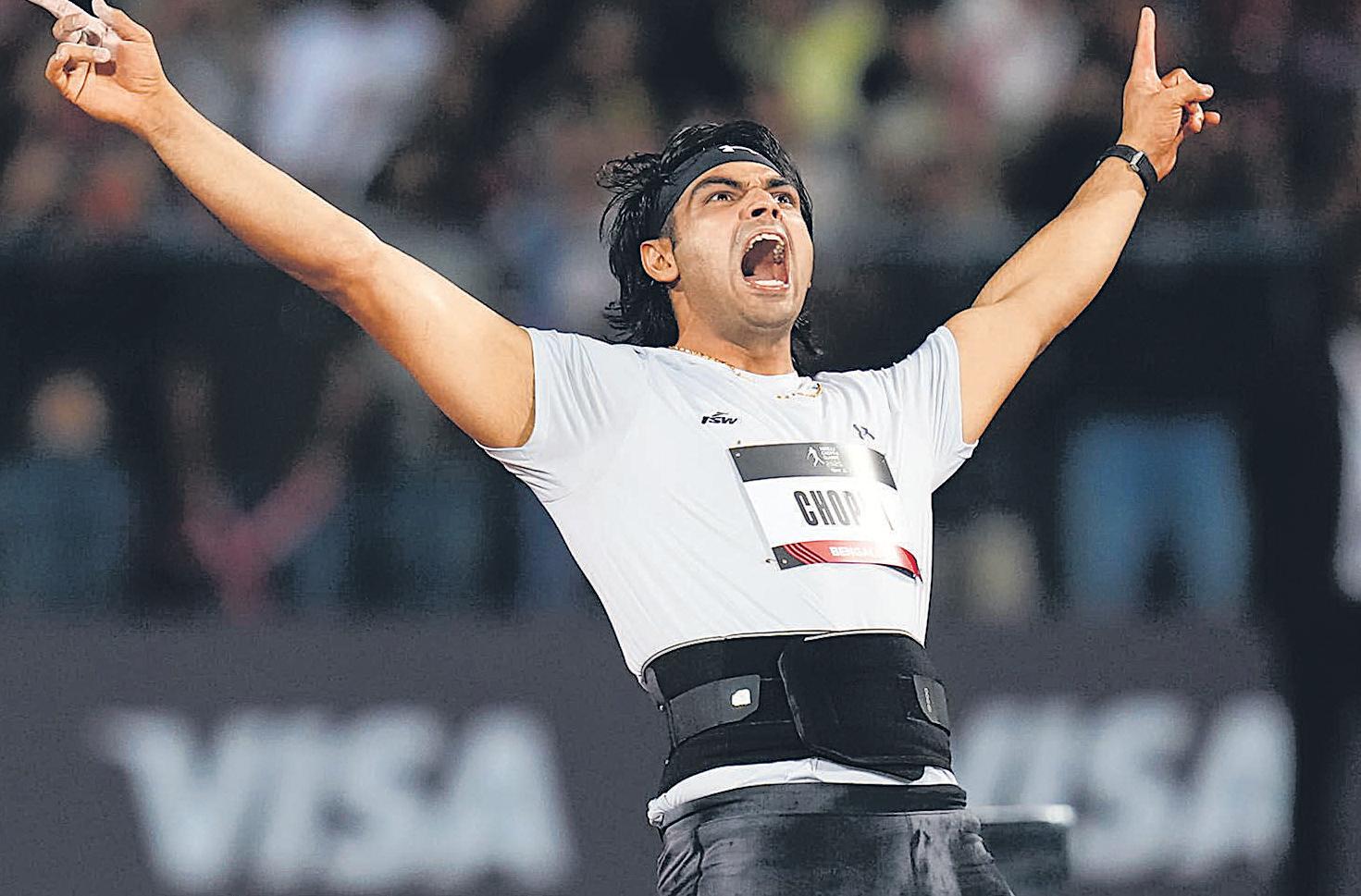 Neeraj proves the warm host and hot competitor