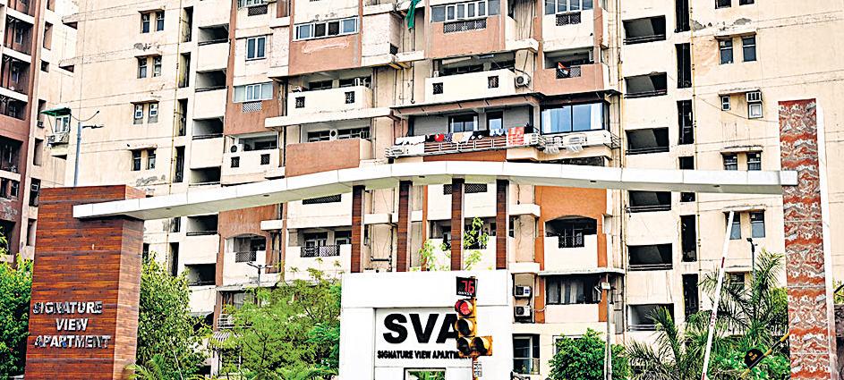 Some families yet to evacuate Signature View Apts