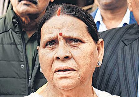 Rabri won’t vacate official bungalow, says RJD