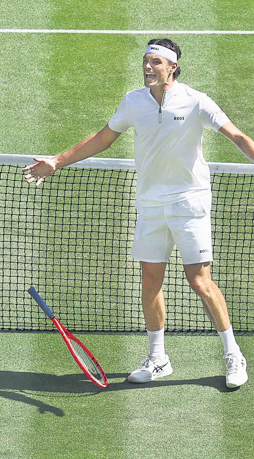 Line technology fails again, Fritz enters semis
