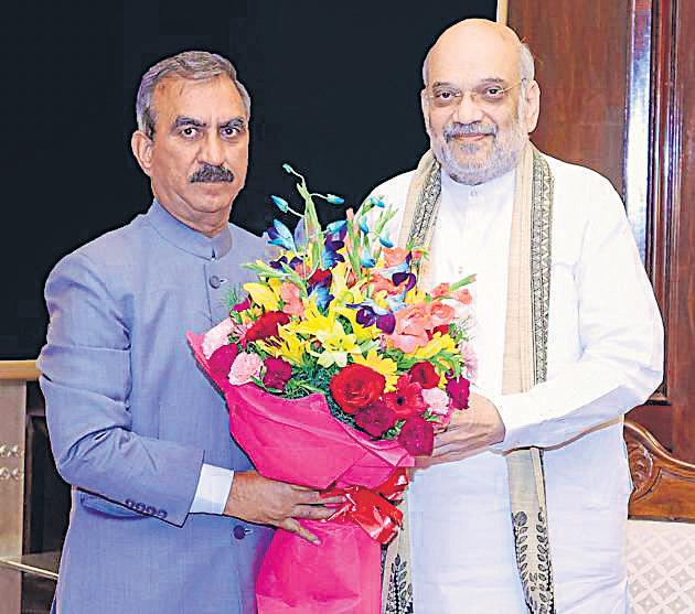 Sukhu calls on Shah, seeks liberal aid from Centre for relief work