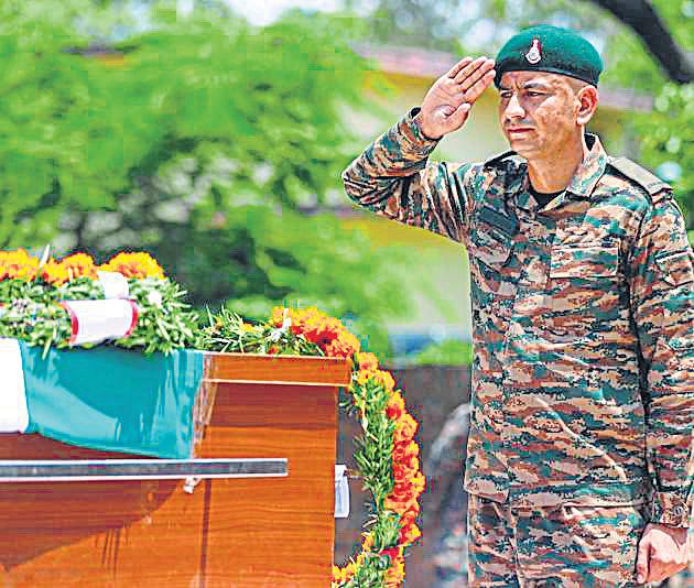 Agniveer killed in J&K’s Poonch cremated with military honours