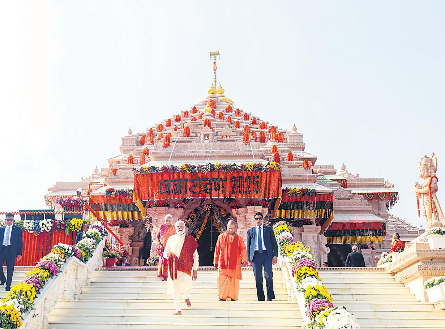 'Centuries-old wounds healing': PM in Ayodhya