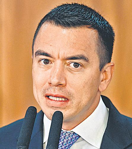 { ECUADOR } SAYS HIS TEAM HAS PROOF TO BACK UP HIS CLAIMS Chocolate and jam poisoning: Prez Noboa alleges attempt on his life