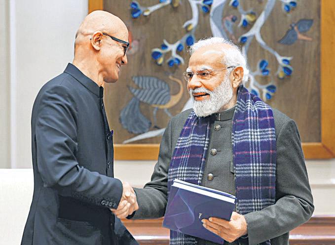 Microsoft pledges to invest $17.5bn in India
