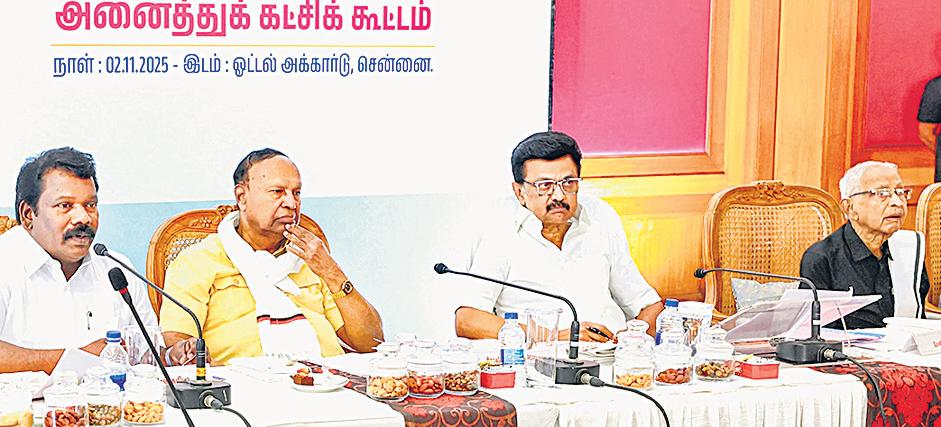 DMK, allies to move SC against SIR in TN