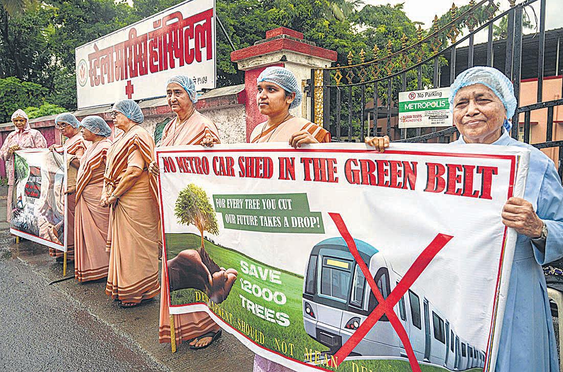Citizens rally to save Dongri forest from Metro car shed