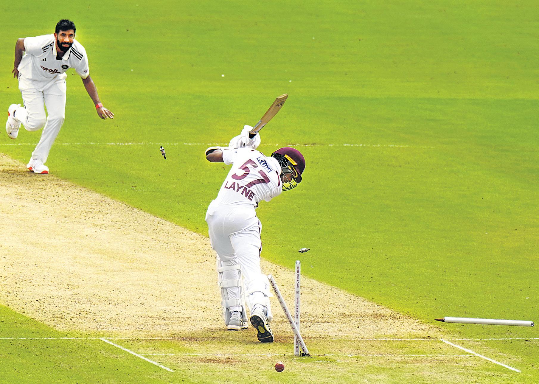 First day, first show: Pace makes Windies crumble