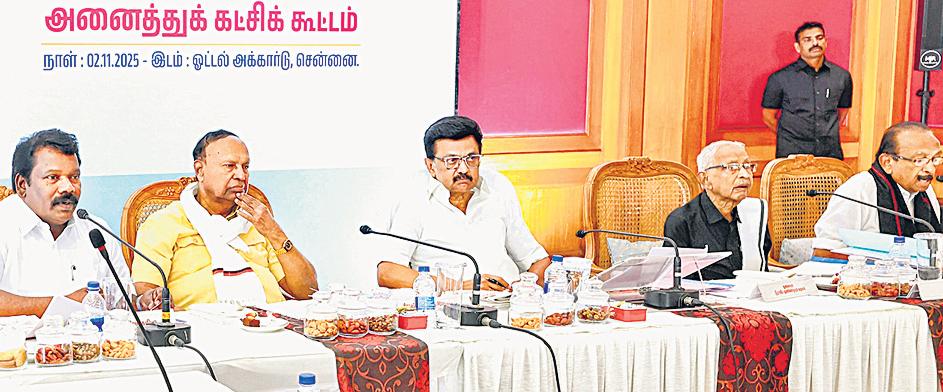 DMK, allies to move SC against SIR in TN