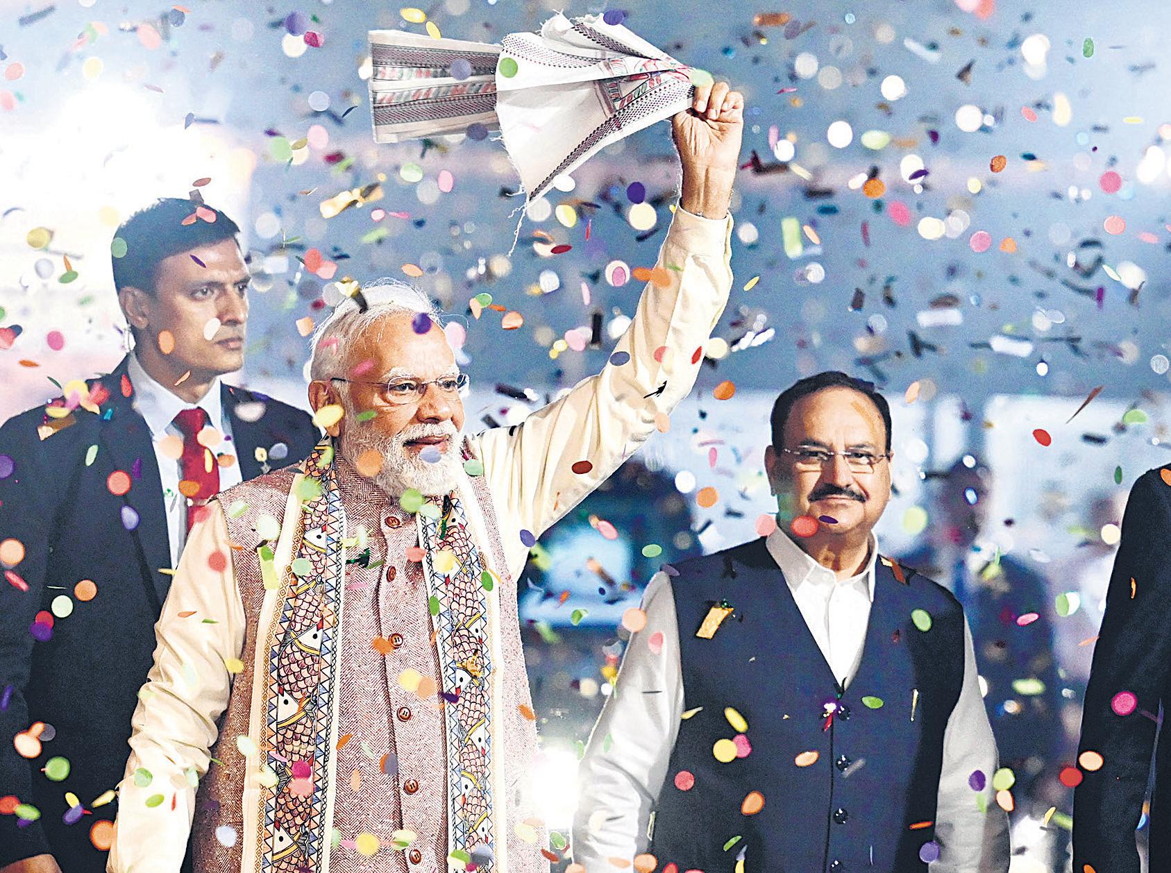 Results a victory of democracy, says Modi