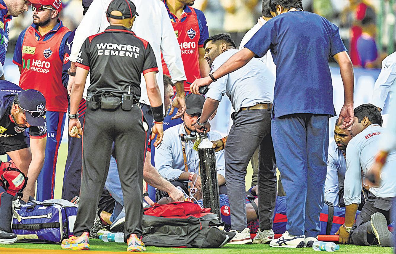 Delhi Capital’s Lungi Ngidi taken to hospital after head injury, stable