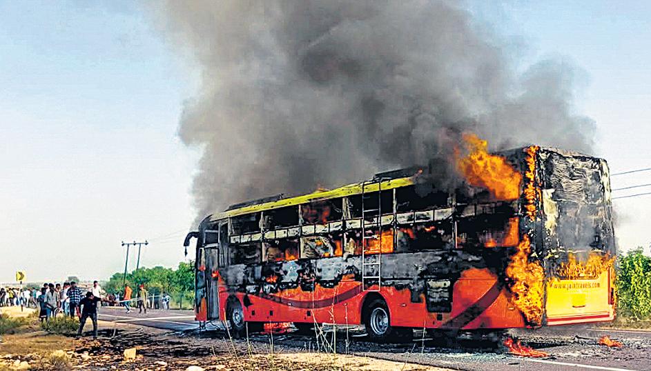 Jaisalmer bus blaze toll rises to 21