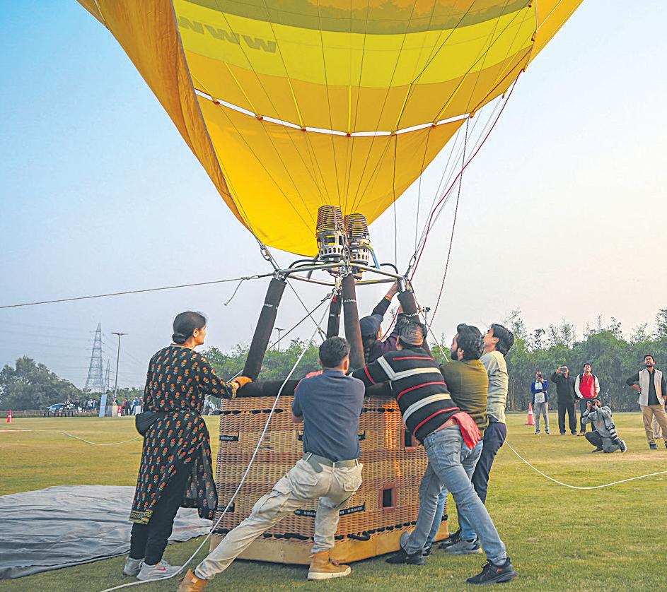 Trial successful: City's maiden balloon rides lift off Saturday