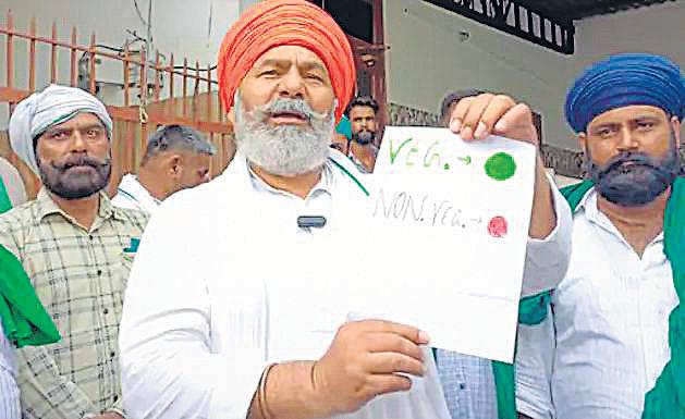Rakesh Tikait for colour-coded boards at hotels, eateries