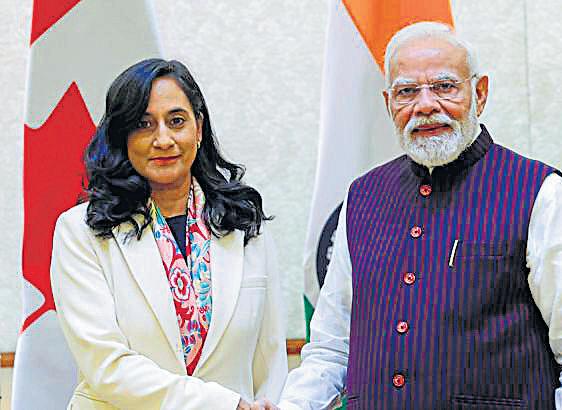 CANADIAN FM DISCUSSES KEY TIES WITH MODI, JAISHANKAR