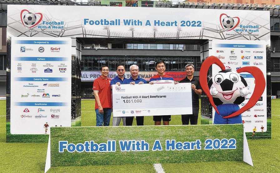 Singapore's biggest football charity event raises record $lm after 3-year break