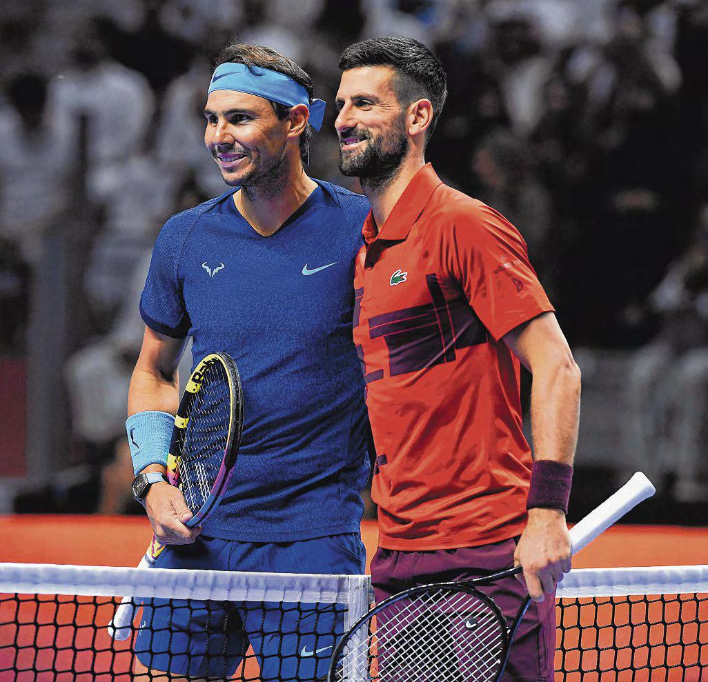 DON'T LEAVE: DJOKOVIC TO NADAL