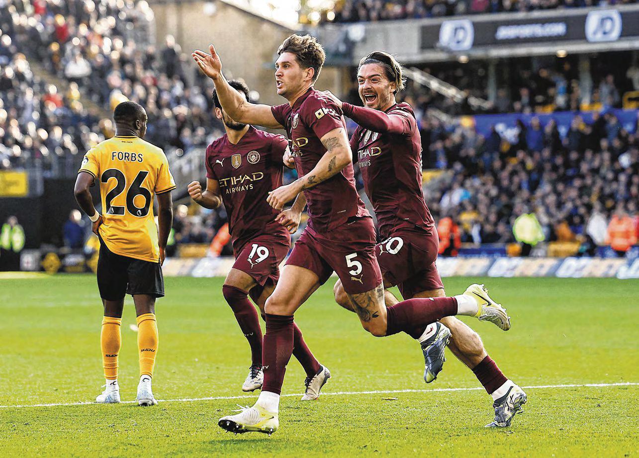 STONES BREAKS WOLVES' HEARTS LATE