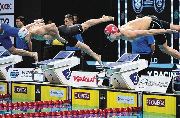 No world c'ship medal but Teong sets 50m fly mark