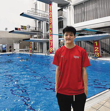 Sports School diver uses injury downtime to prep, acing IB exam