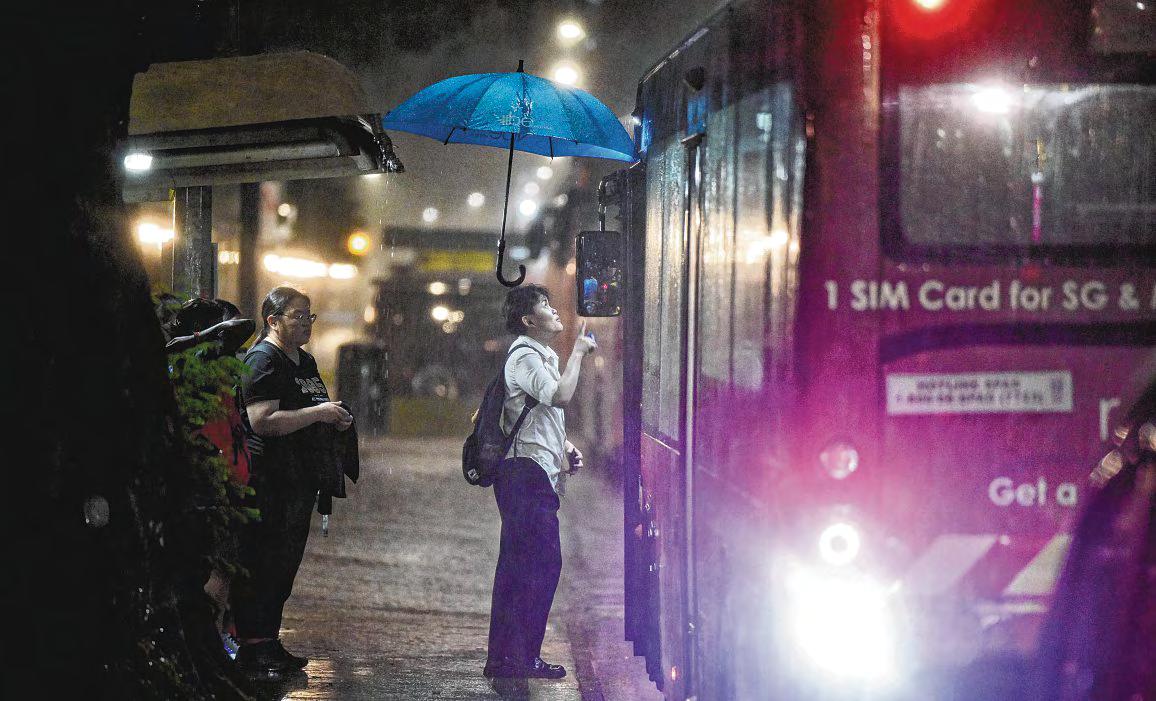 Temperatures dip to 21.6 deg C in Newton amid relentless rain overnight