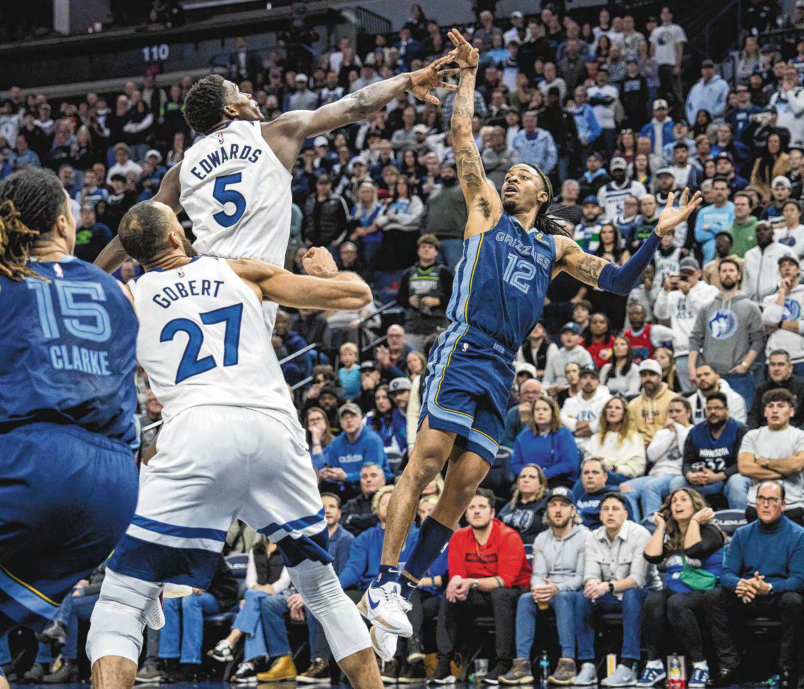 MORANT RESCUES GRITTY GRIZZLIES