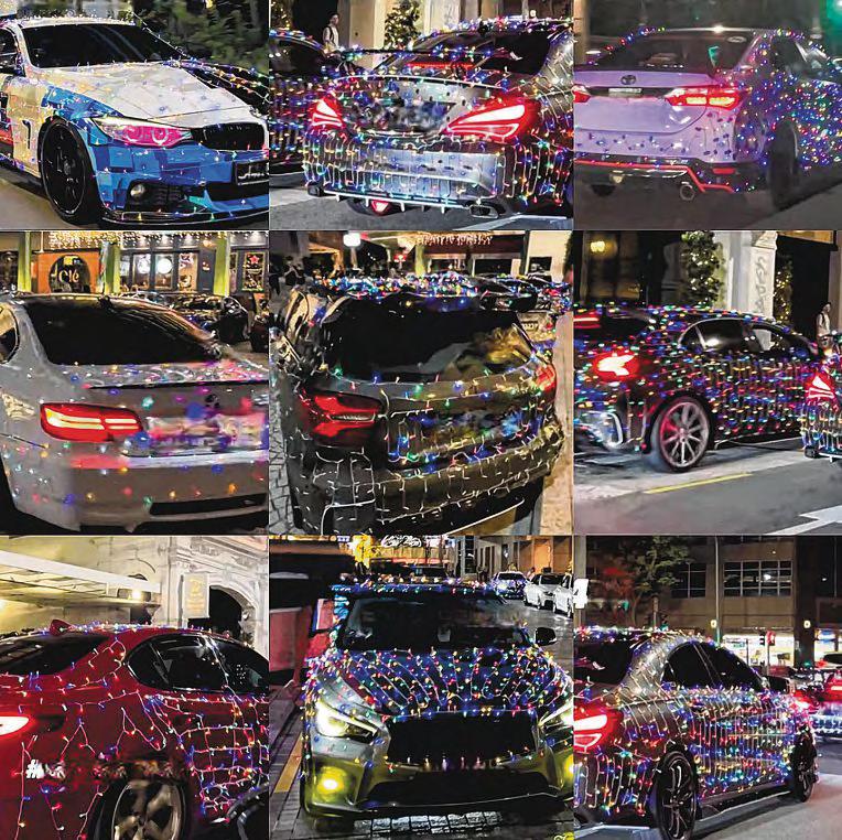 Motorists with lights on wheels end up on the wrong side of law