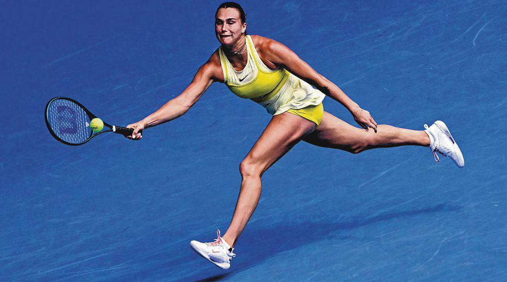 ARYNA WON'T FUMBLE AS SEEDS TUMBLE