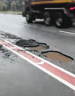 Nearly 100 potholes found in first 12 days of year amid rain