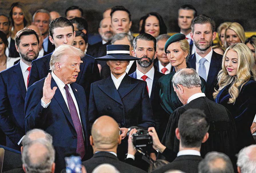 Trump Sworn In, Outlines Agenda to Reshape America