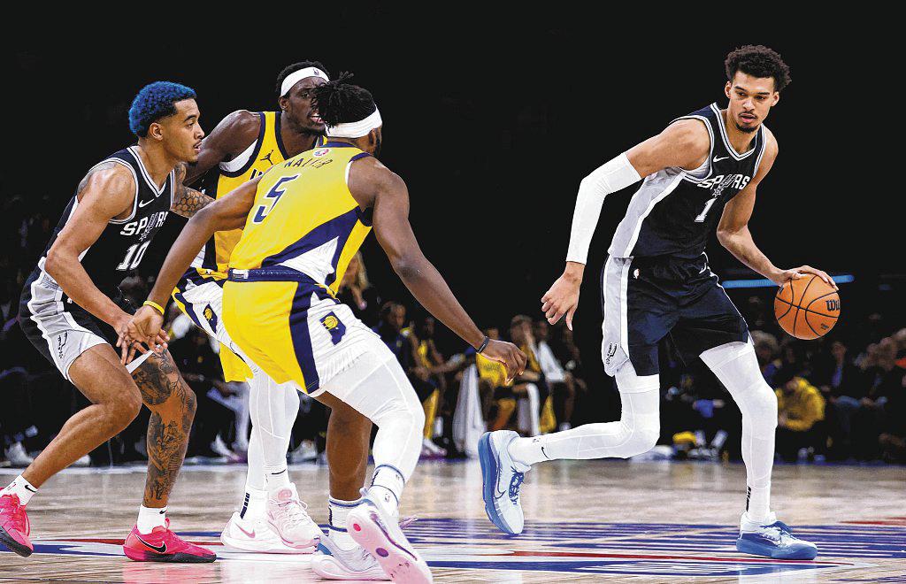 Wembanyama puts on a 'top-five' show for Paris crowd