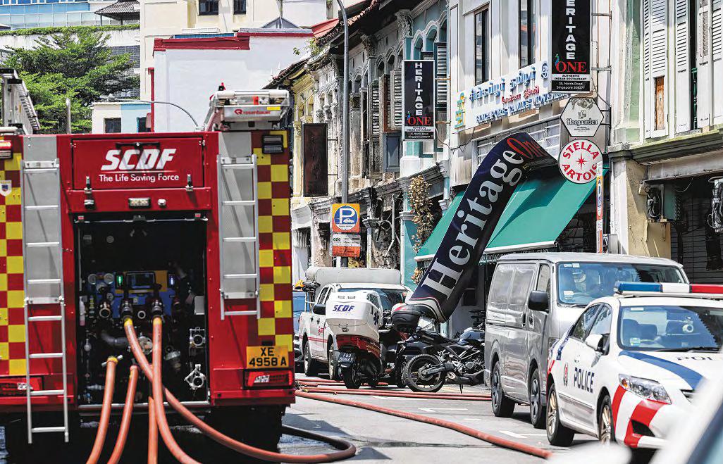 Fire breaks out in Little India shophouse; no injuries reported
