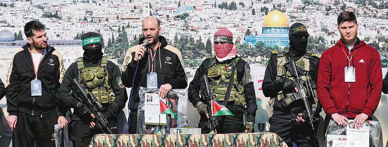 3 Israeli Hostages Freed From Gaza as Ceasefire Holds