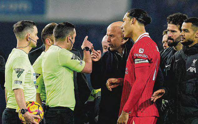 Slot Contrite After Everton Row; To Face FA Charge