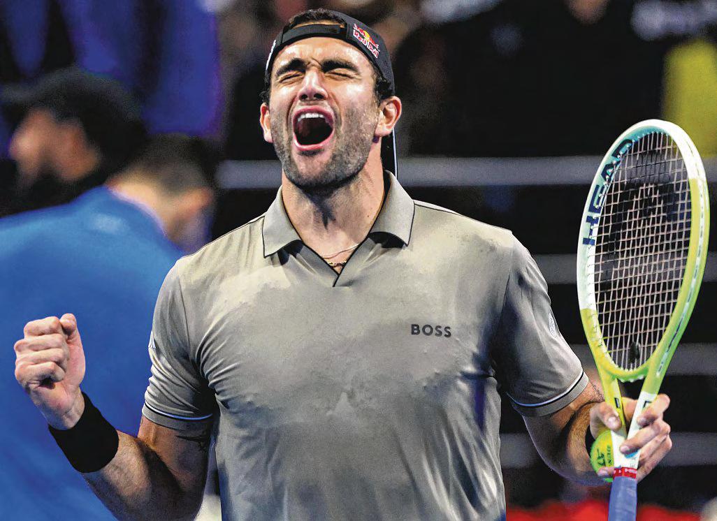 Rusty Novak gracious in defeat by Berrettini