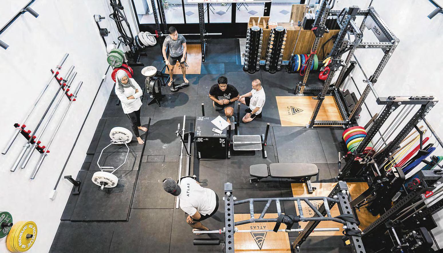 Fighting gym anxiety