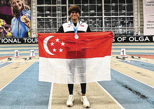 Sprinter Louis craves for more after surprise new indoor mark