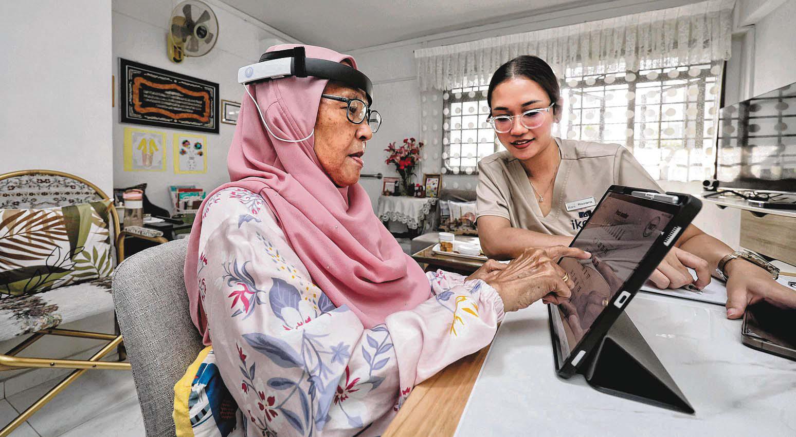 Tapping tech for eldercare