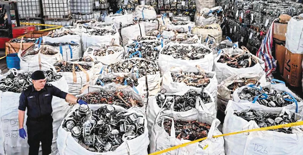 Malaysia raids illegal e-waste recycling facilities