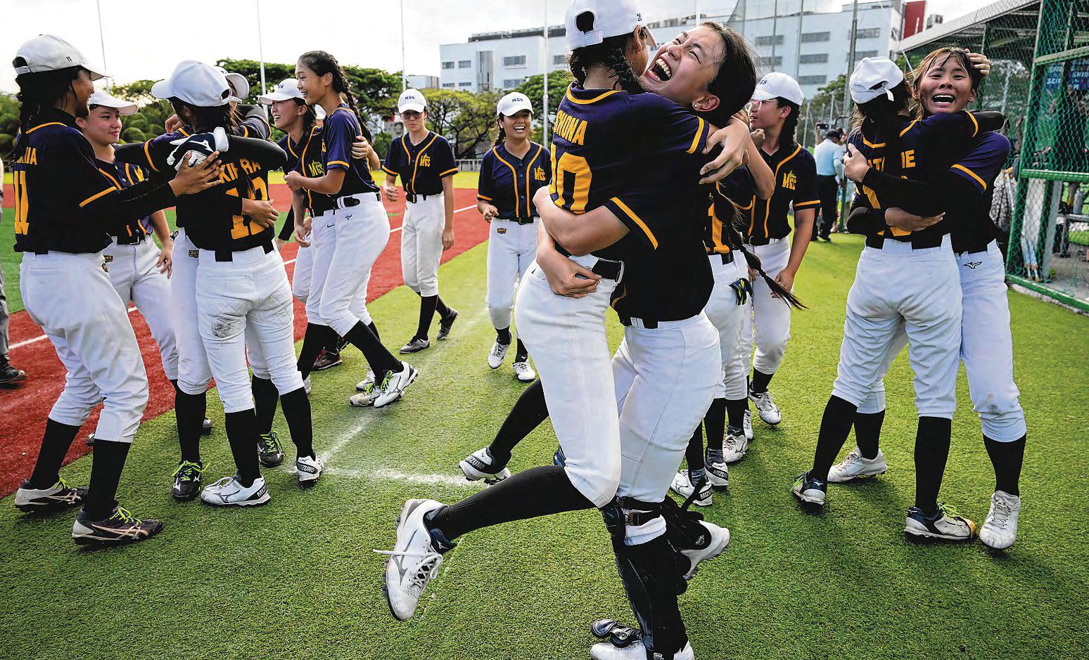 MGS play to win for 7th straight B Div softball gong